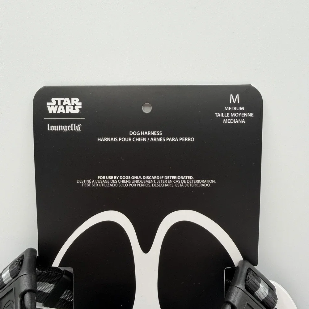 Loungefly Star Wars Darth Vader Mini Backpack Cosplay Dog Harness - M Medium